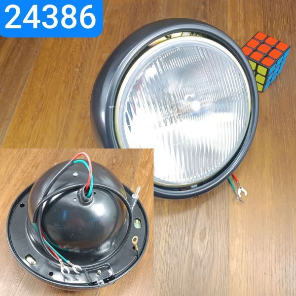 Фара ГАЗ ЗИЛ ПАЗ УАЗ металевий корпус без лампочки