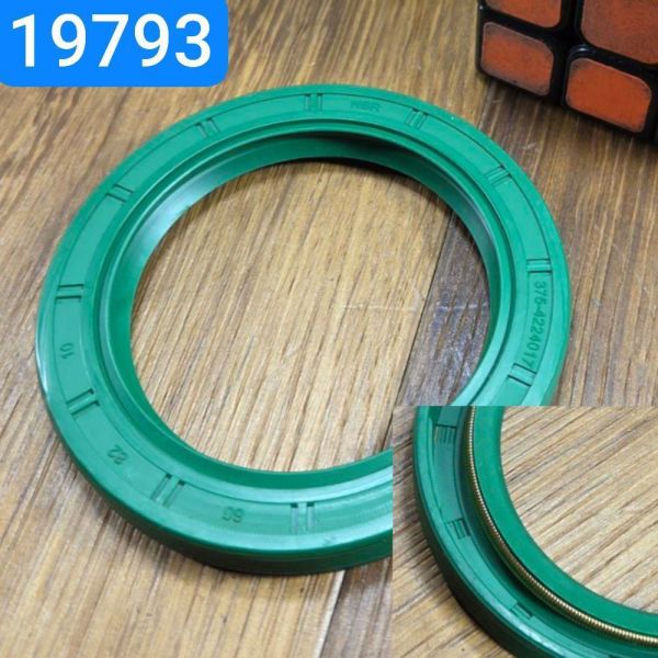 Сальник 60х82х10 УРАЛ підведення повітря, накачування шин 375-4224017-Б 375-4224017-03 typeSC зеленийNBR