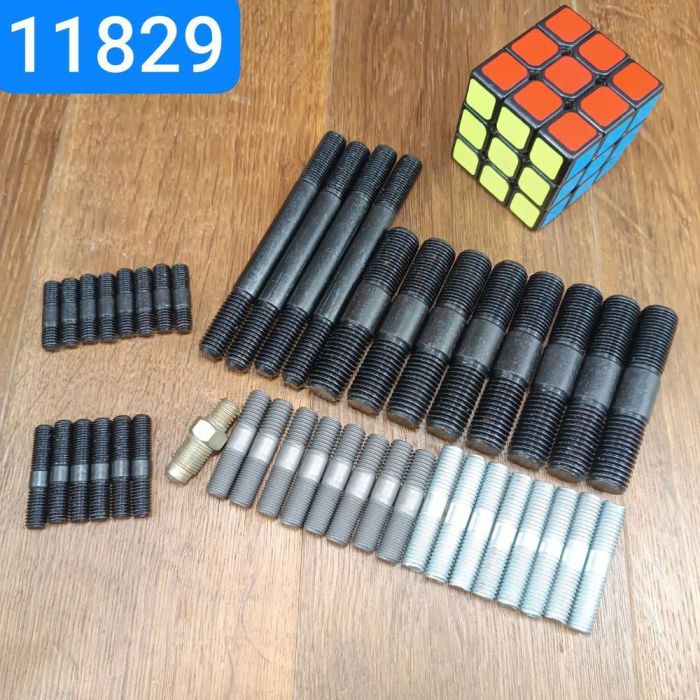 Комплект шпильок головки блоку ЯМЗ 238 М2 БЕ ДЕ ЯМЗ 236 236-1003001-01 43 одиниці (ЕКСПЕРТ)