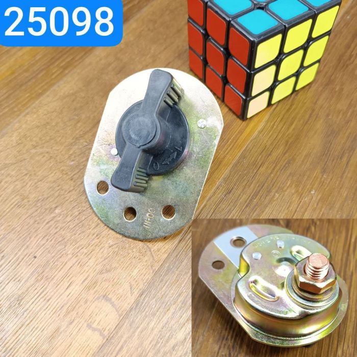 Вимикач маси МТЗ ЮМЗ поворотний 24В 50А мідні контакти ПРЕМІУМ ВК318Б У-ХЛ