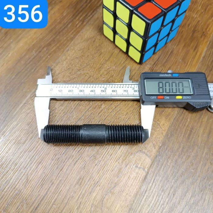 Шпилька М16х80 ЯМЗ осі коромисла, КРАЗ 310451-П29 кріплення опори проміжної