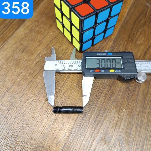 Шпилька М8х1,25х18х1,0 ЯМЗ кріплення паливних трубок, ТКР, насос водяний 216233П29