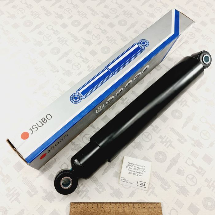 Амортизатор ТАТА ЕТАЛОН Е1 Е2 Е3 Е4 передній метал. кожух із сайлентблоками 420/705 (Японія)