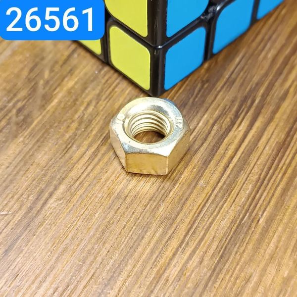 Гайка М10х1,5 h10 S17 латунна ЯМЗ колектори, турбокомпресор 250512-П5 гайка М10-6Н формова