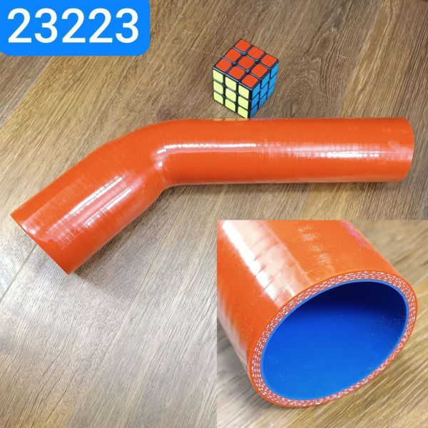 Патрубок радіатора КамАЗ 6520 нижній 60/70х460 силікон MVQ