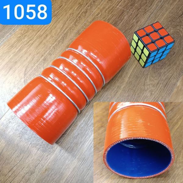 Патрубок силіконовий прямий 90х205 гофра3 RENAULT інтеркулер МАЗ 270003112 MVQ