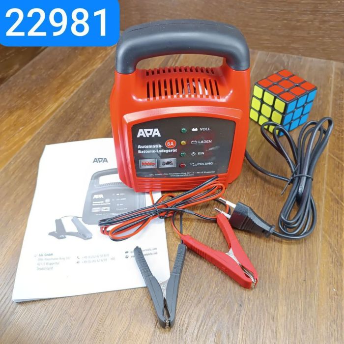 Зарядний пристрій 12V 6А автоматичний (APA Germany)