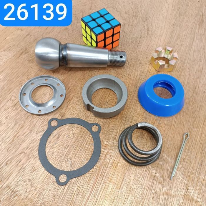 Палець штанги реактивної задньої підвіски КАМАЗ М30х1,5 сталь 45Х у зборі (ЕКСПЕРТ)