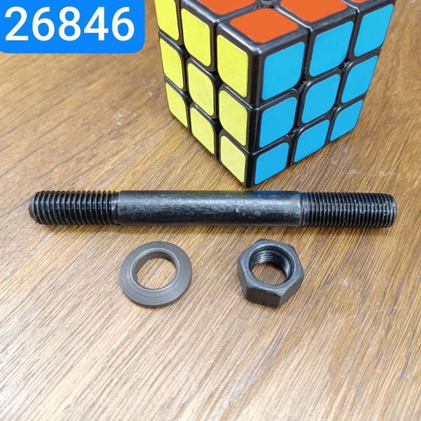 Шпилька М12х1,75х1,25х92 ЯМЗ кріплення форсунки в зборі шайба 312466-П2,гайка (ЕКСПЕРТ)