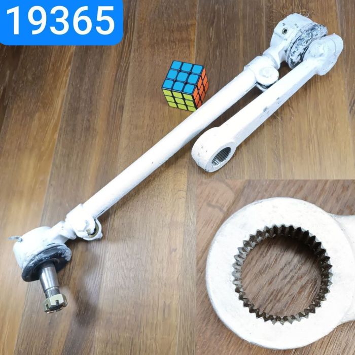 Тяга рульова поздовжня у зборі ЗІЛ 5301 тяга сошки з наконечниками у зборі із сошкою 5301-3401091-20