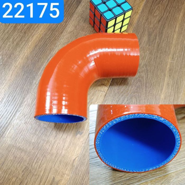 Патрубок повітряної системи ПАЗ 4234 60х60 патрубок силіконовий кут 90° 80х128x128 MVQ