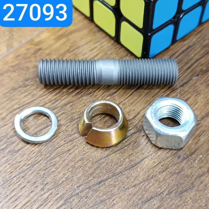 Шпилька М12х(1,75-Сп/1,25-Сп1)х35 ГАЗ 66 корпус поворотного кулака в зборі 252137-П2, 292832-П29