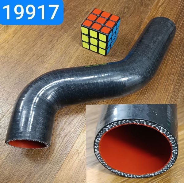 Патрубок охолоджувача радіатора ГАЗЕЛЬ NEXT A65R32-40 силікон MVQ BLACKREDsil