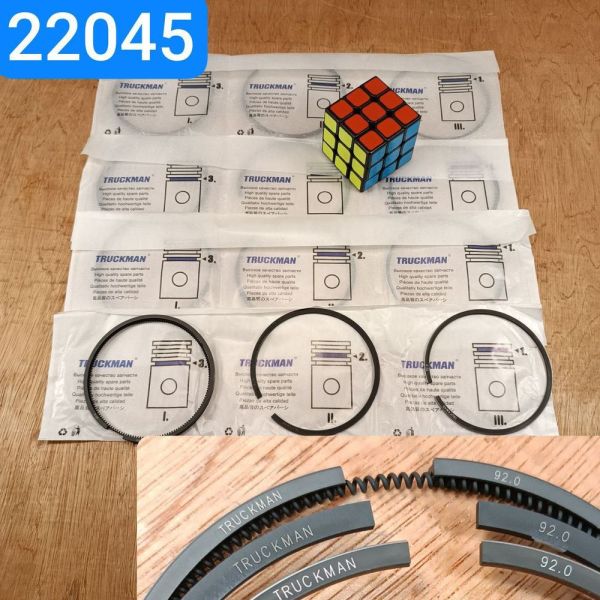 Кільця поршневі ГАЗ Р0 92,0мм на 4поршня ВК-53-1000100-10, ВК-53-1004023-10 (TRUCKMAN)