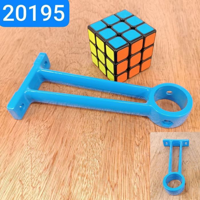 Кронштейн поручня салону МІСЬКОГО ТРАНСПОРТУ ST32002 Blue під трубу Ø32мм (NSIE)