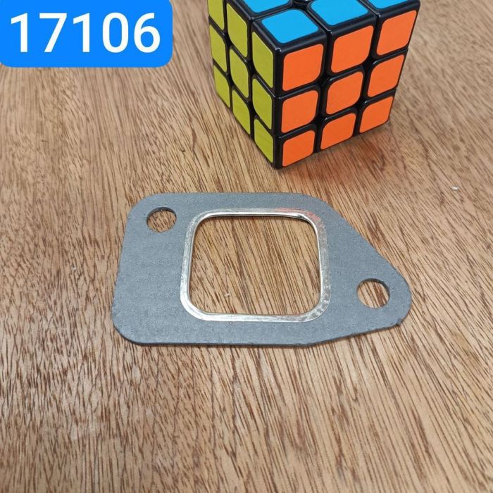 Прокладка колектора ЗІЛ 130 УРАЛ 375 випускного (крайня) обвальцьована