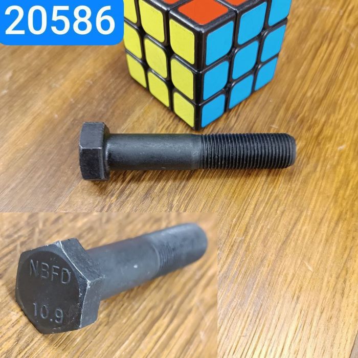 Болт М16х1, 5х80 КАМАЗ підвіска передня, КР, КРАЗ 348532-П29 ГАЗ 2217 45 9347 1718 (міцн. 10.9)