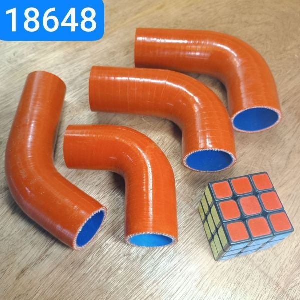 Патрубок радіатора ГАЗ 52 комплект 4шт 51А-1303025 силіконMVQ