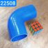 Silicone branch pipe angle 90° 85x150x150 4sl S5mm MVQ