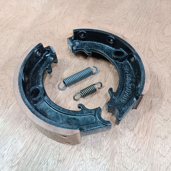 Колодка гальма стоянки з фрикційною накладкою в зборі ЗІЛ 130 2шт з пружинами