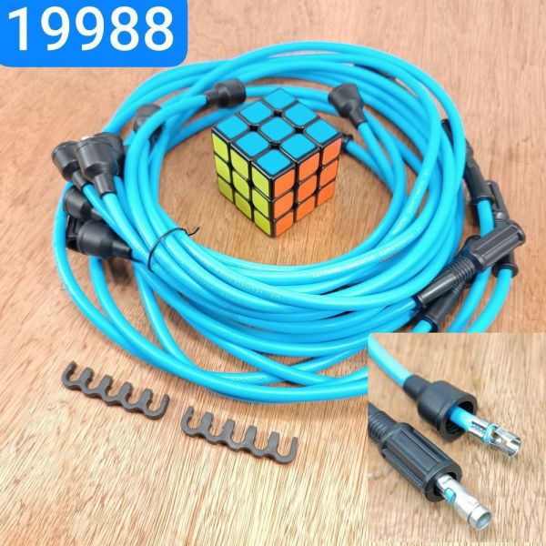 Дроти високовольтні ЗІЛ 130 силікон синій з наконечниками 130-3707078-Г