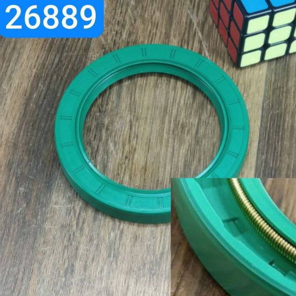 Сальник 95х127х12/16 ЗІЛ 131 черевик балансиру подвійний борт NBR зелений латунь пружина