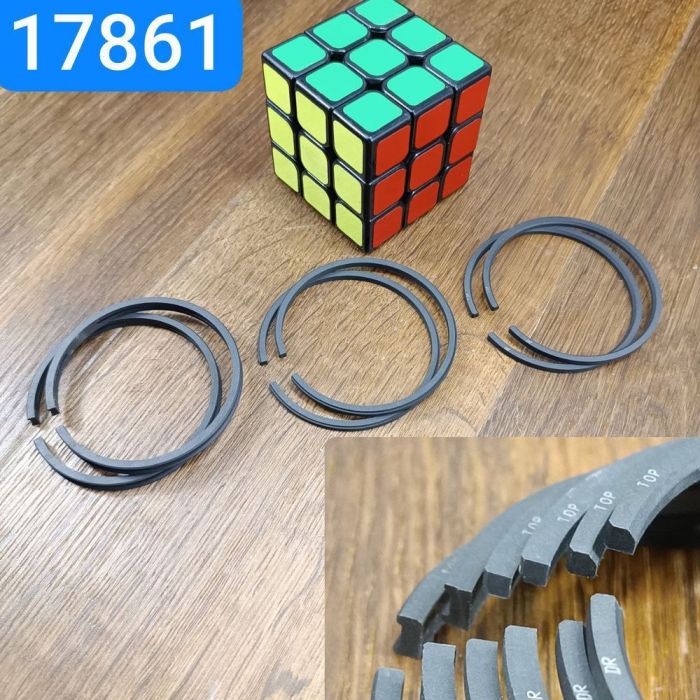 Кільця поршневі компресора ЗІЛ МАЗ КАМАЗ Р1 +0,4 2ПК 130-3509167 Р1, 11.3509166 СЧ+P