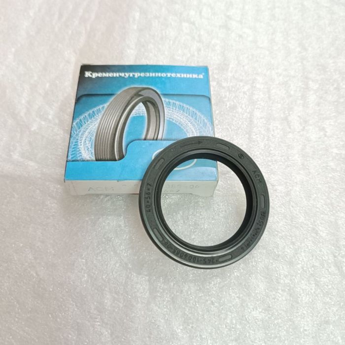 Сальник 40х56х7 КПП УАЗ вал первинний > ACM Акрилатний < прав. ЧОРНИЙ ("Кременчукгрезинотехнік")