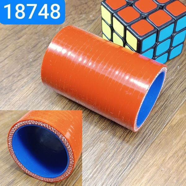 Патрубок радіатора КАМАЗ 53605 Cummins ISB6.7Е5 6ISBe4 відвідний середній 48х86 силікон MVQ