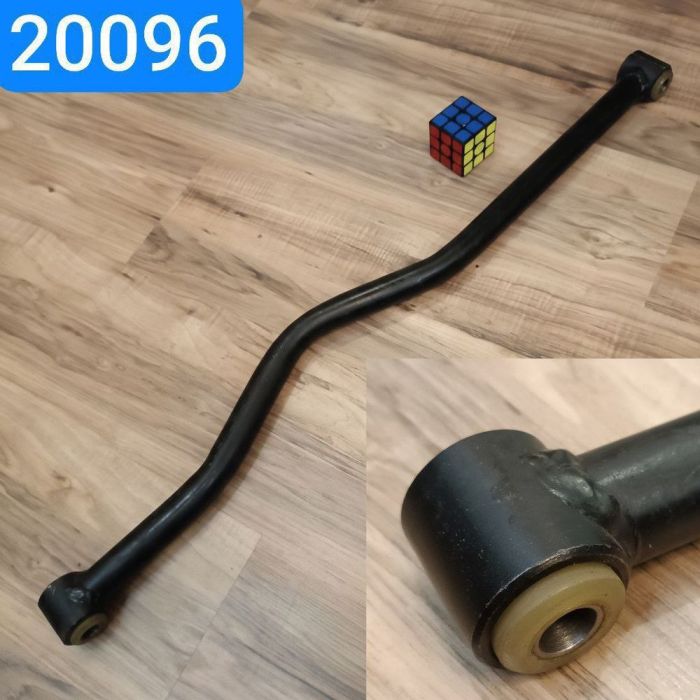 Тяга поперечна УАЗ 3162 3163 L890мм штанга поперечна шарніри поліуретан