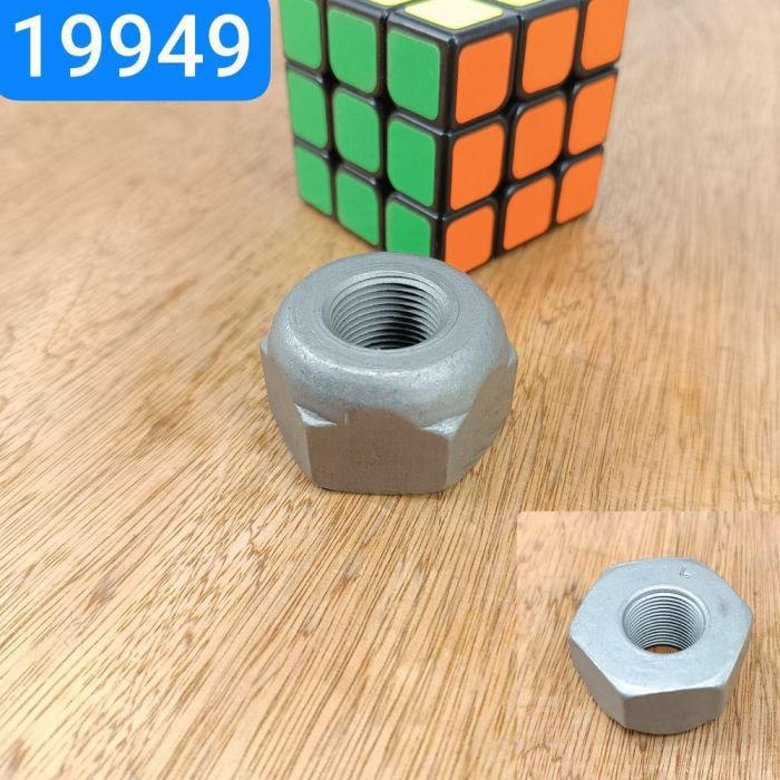 Гайка М20х1,5 S41 ліва посилена під ключ 41 ГАЗ ЗІЛ УРАЛ ступиці колеса Ст40Cr тефлон