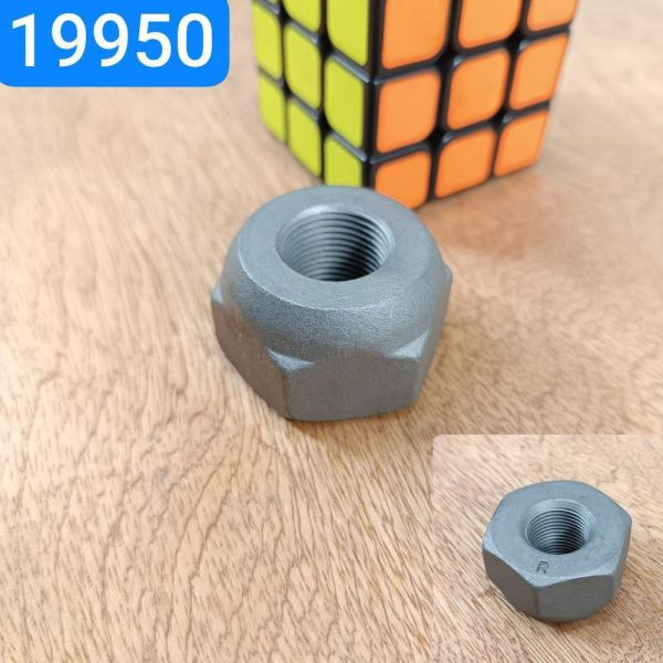 Гайка М20х1,5 S41 права посилена під ключ 41 ГАЗ УРАЛ КАМАЗ 4310 ступиці колеса Ст40Cr тефлон