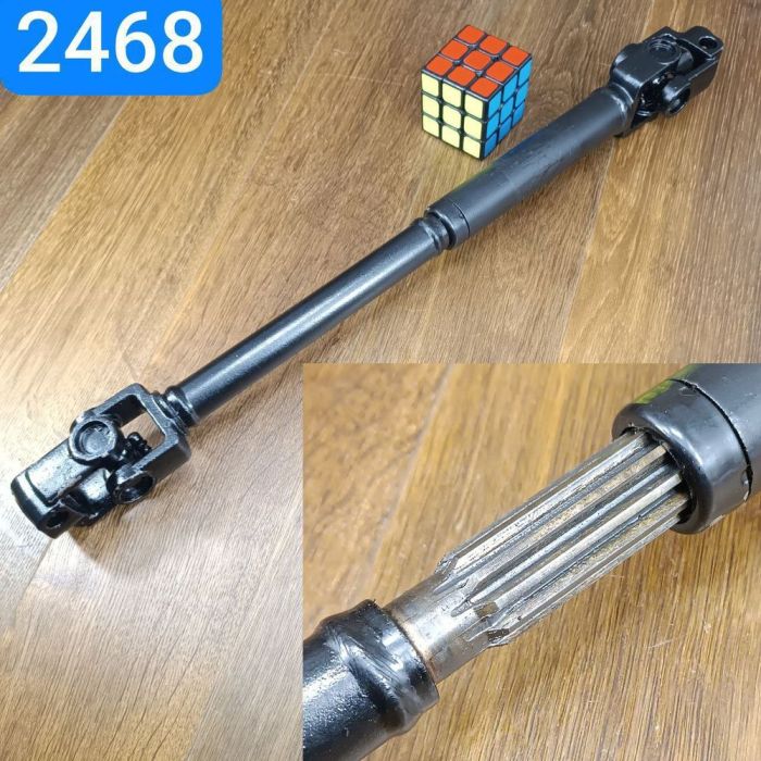 Вал карданний рульового керування в зборі ГАЗ 3306 шліцевий, механізм 3307-3400014