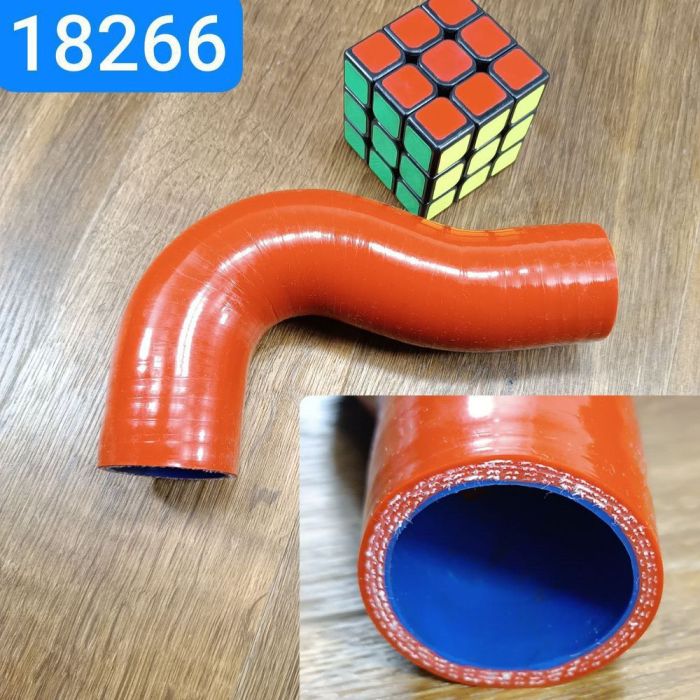 Патрубок радіатора ГАЗ 3302 ЗМЗ 406 верхній 38х90x160 силікон MVQ