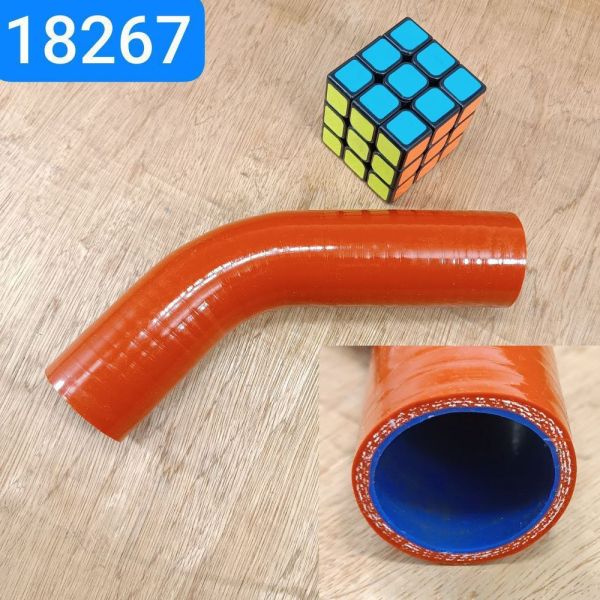 Патрубок радіатора ГАЗ 3302 2752-1303025-10 МТЗ 50-1303062-Б2 кут 135 ° 38х90x130 силікон MVQ