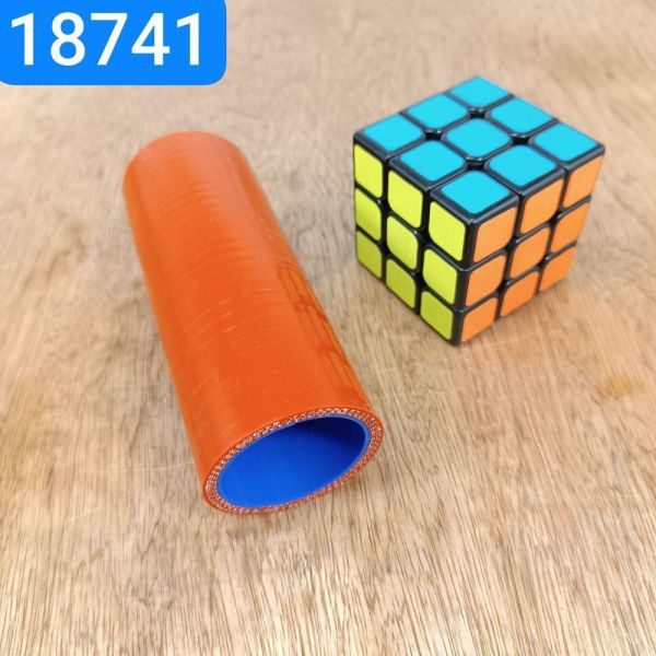 Патрубок радіатора КРАЗ 250 верхній (2246-026) силіконовий патрубок прямий 40х120 MVQ