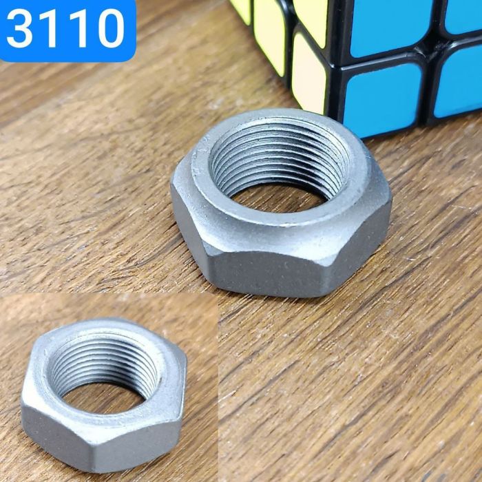 Гайка М22х1, 5 ГАЗ 3309 33104 вал втор. КПП, КР ГАЗ 66, ЯМЗ 250659-П29 Ст40Cr (міцн. 10.9 тефлон)