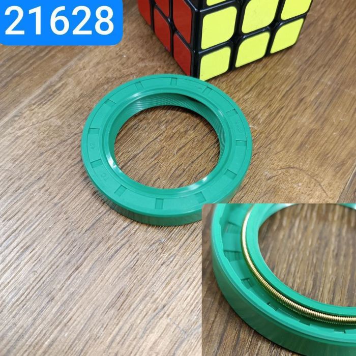 Сальник 42х62х10 ГАЗ 3309 Е2 33104 ЗІЛ ПАЗ вал первинний КПП ін. NBR зелений