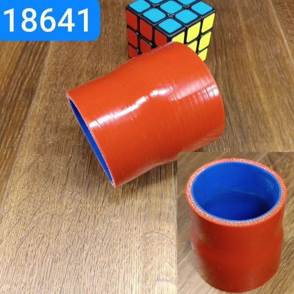 Патрубок інтеркулера ГАЗ 33081 3309 Е2 муфта 64х70 h80 MVQ силікон