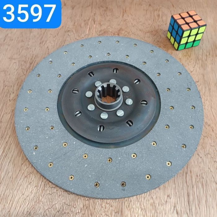 Диск зчеплення ведений у зборі КАМАЗ із КПП 14 азбестова накладка зі стружкою