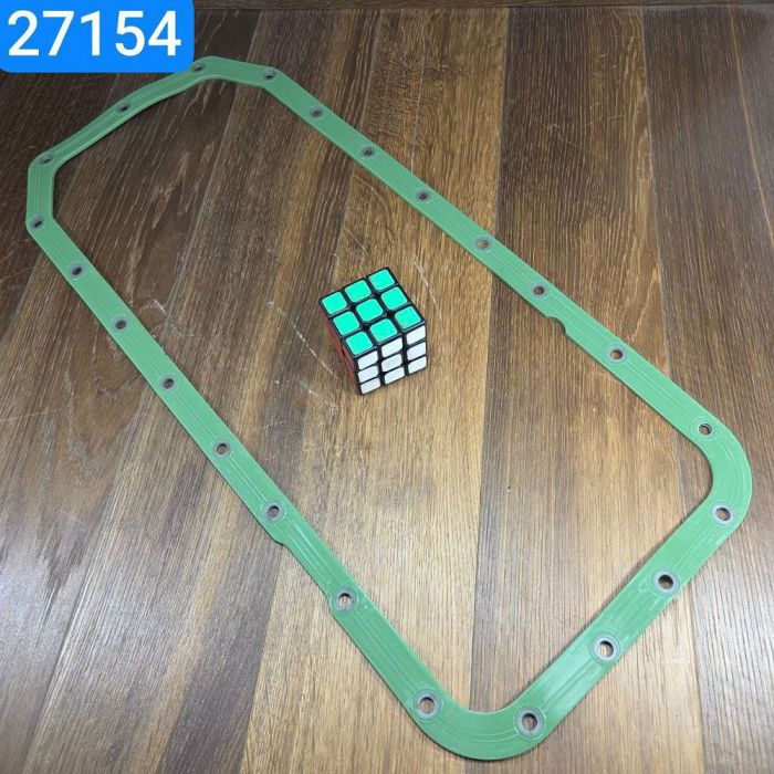 Прокладка піддону ГАЗ 66 3307 53 ЗМЗ 41 силіконMVQ(VMQ) зелений з поліамідними шайбами