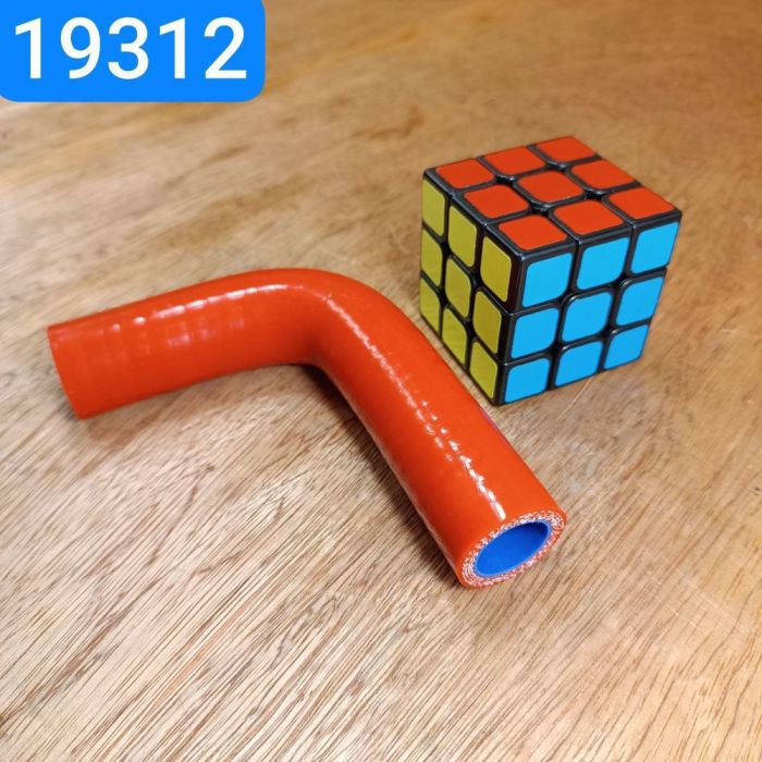 Патрубок термостата МТЗ MVQ силікон червоно-синій 50-1306028-Б2 50-1306028-Б3 50-1306028-Б4