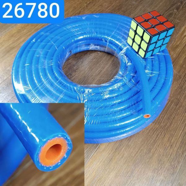 Шланг силіконовий d=6мм двокордовий 1метр thickness5mm ply2 MVQ (Professional)