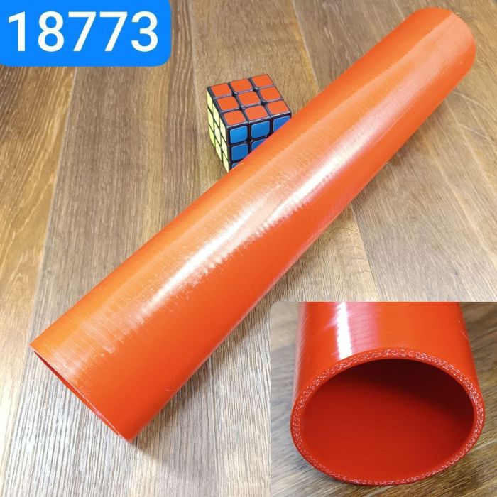 Патрубок радіатора ЗІЛ 133ГЯ нижній силіконовий патрубок прямий 68х440 MVQ