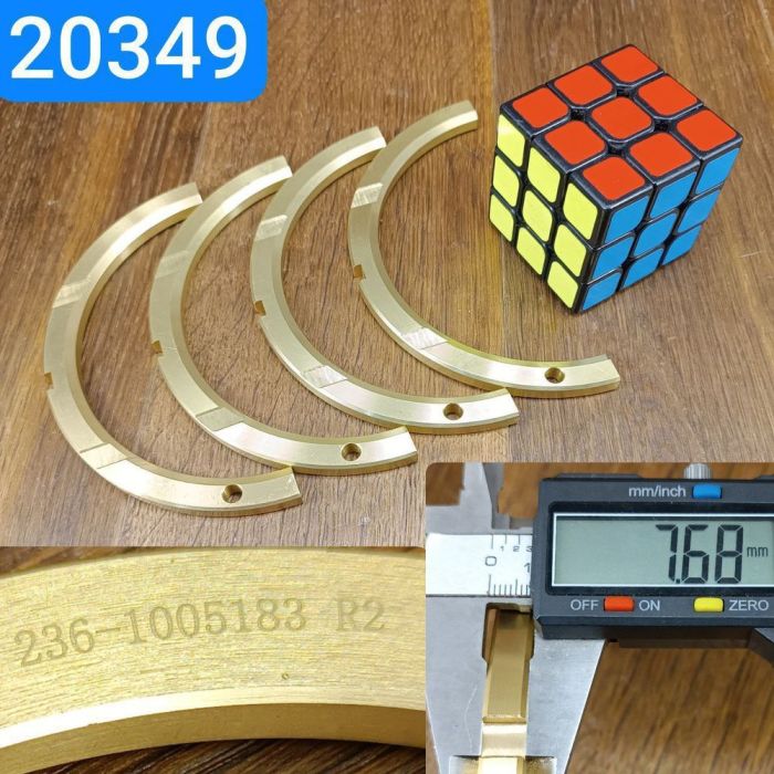 Півкільце упорного підшипника колінчастого валу ЯМЗ 236 238 7511 Р2 +0,33 4шт perfect precision