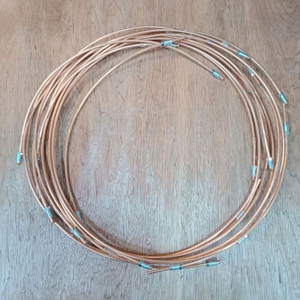 Комплект гальмівних трубок ВАЗ 2121 НИВА мідні комплект 10шт