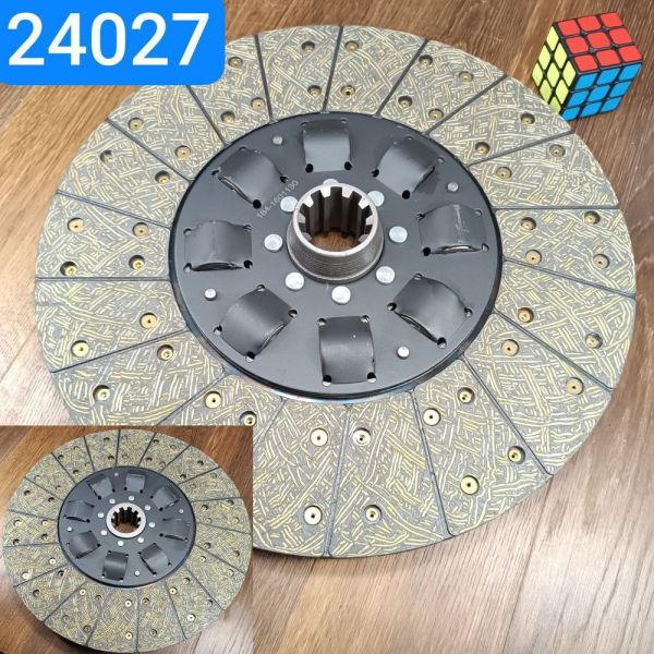 Диск сцепления ведомый в сборе ЯМЗ 184 под вал D50,7мм z28 184.1601130 элипсонавитая накладка фосфат