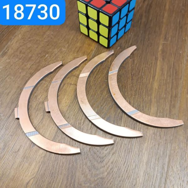 Півкільце завзятого підшипника колінвалу КАМАЗ Р2 +0,25мм 4шт сталебронза perfect precision