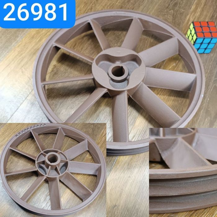 Шків компресора LB50 LB75 дворучний D-363мм