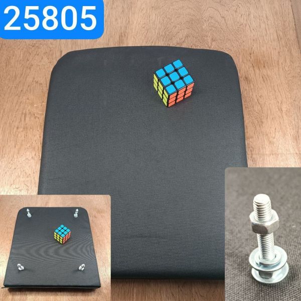 Спинка відкидного сидіння на болтах М8 оббивка Тканина «Cordura» СІРА картка 25730